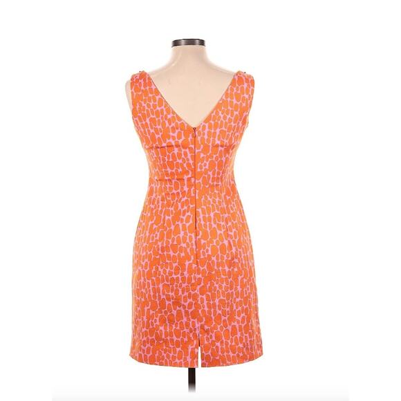 Italian Designer Blumarine Orange Spotted Retro Disco Mini Dress Sz 8 IT 44 - Picture 2 of 3